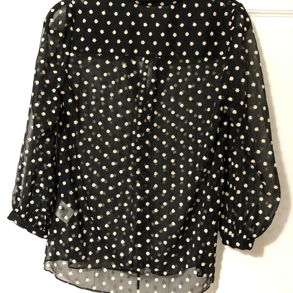 NWT: ALICE + OLIVIA Sheila Georgette Top - Picture 10 of 11